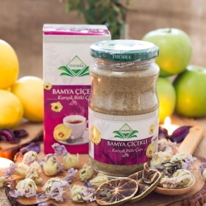 Bamya Çiçekli Karışık Bitki Çayı