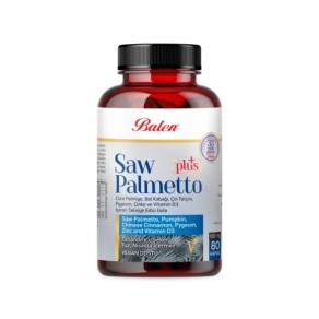 SAW PALMETTO PLUS CÜCE PALM.ÇİN.VİT D3 KAPSÜL 685 mg* 80 KAPSÜL